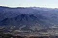 茅ヶ岳火山を西微北から望む、甲斐駒ヶ岳山頂から撮影