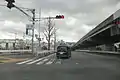 国道423号萱野4丁目で撮影