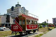 馬車鉄道時代の2階建て客車
