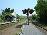 いすみ鉄道線ホーム(2008年4月)