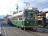 502号車（リニューアル前）山ノ内駅にて