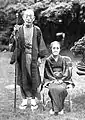 晩年の清浦奎吾・伯爵(華族爵位)と錬子夫人(年代不詳)