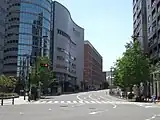 始点の京阪東口交差点