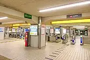改札口(2021年1月)