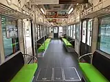 車内（塗装変更後 2018年撮影）