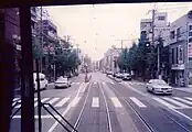 駅（停留場）構内の様子（1997年9月、列車内から）