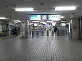 改札口(2017年3月)