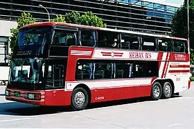 京阪バス時代の「オー・ソラ・ミオ」エアロキング