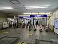 改札口（2021年1月30日）
