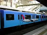 JAL機がラッピングされた車両（品川方4両）