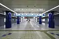 地下区間となる羽田空港第1・第2ターミナル駅（2010年3月）