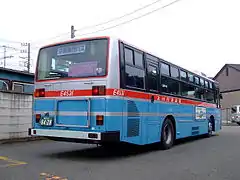 路線車後部の塗りわけE4531（除籍済）