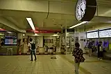 中央口改札外側（2019年8月撮影）