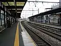 ホーム新宿側(2005年2月26日)