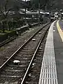 京王高尾線高尾山口駅構内に設置されている過走防止用の地上子