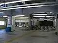 臨時口から見る駅構内(2007年10月12日)