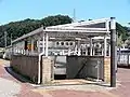 エレベーター新設前の西口・B2出口(2007年9月)
