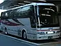 2代目「はかた号」専用車（K59503）新宿高速バスターミナルにて（中央高速バスに転用後）
