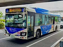 幕張メッセでのオリンピック開催に伴い運行された幕01幕張メッセ(東口)行き