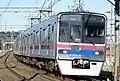 種別表示窓の周辺が平面化された2次車（3738編成）（2009年1月）