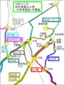 市川市大野町付近のバス路線の変遷（その7）