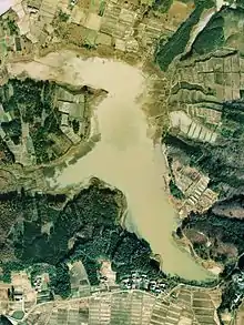 ダム化前の化女沼