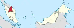 Kelantanの位置