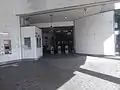 地下通路を通ってホームへ行く（2017年1月）