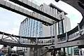 モノレール軌道桁の終端