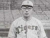 左が御園生、右は松木謙治郎（共に1937年撮影）