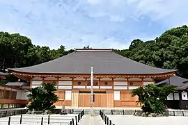 再建された本堂