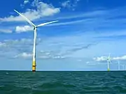 風力タービン(洋上風力発電のもの)