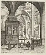 バルトロメウス・ファン・バッセンのデザインによるハウクヘーストの版画作品