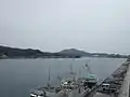 震災前の気仙沼港の様子（2009年2月）