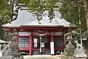 拝殿(行方市指定有形文化財)