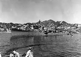 呉港における欅(1945年10月16日)「思い出の日本軍艦 終戦時の「松」型駆逐艦」 『世界の艦船』第416集(1990年1月特大号) 海人社 P.218
