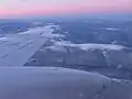 冬のハマル＝ダバン山脈（ウラン＝ウデ行き機上より）