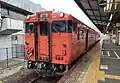岡山駅に停車中のキハ47形