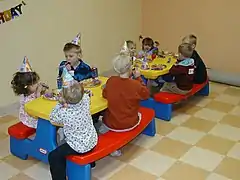 子供のバースデーパーティー