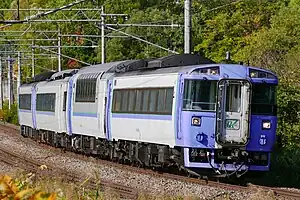 後期型のキハ183系による特急「オホーツク」（2022年9月）