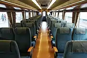 「九州横断特急」塗色車キハ185-6 車内