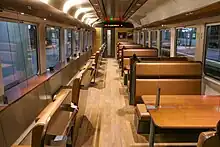 5000番台フリースペース車内(キハ261-5101「はまなすラウンジ」:2021年9月)