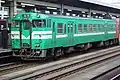 加古川線塗装のまま山陰本線で運用されているキハ47(キハ47 1016 山陰本線鳥取駅)