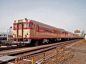 急行列車時代に使用されていたキハ56形