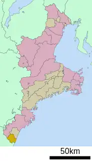 紀宝町位置図