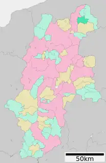 木島平村位置図