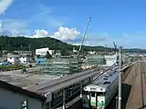 跨線橋より（2011年8月）