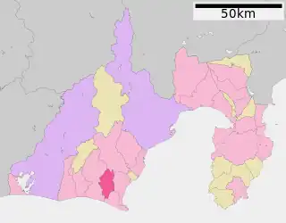 菊川市位置図