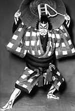 「車曳」　六代目尾上菊五郎の梅王丸。昭和5年（1930年）2月、歌舞伎座。