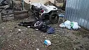 ロシア兵に殺されたブチャの女性